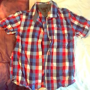 Boys size 7 Tommy Hilfiger button up